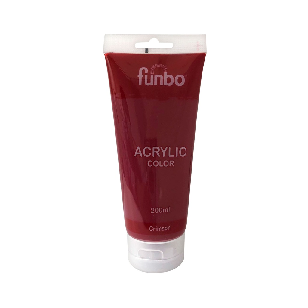 ACRYLIC TUBE 200ml 01 CRIMSON