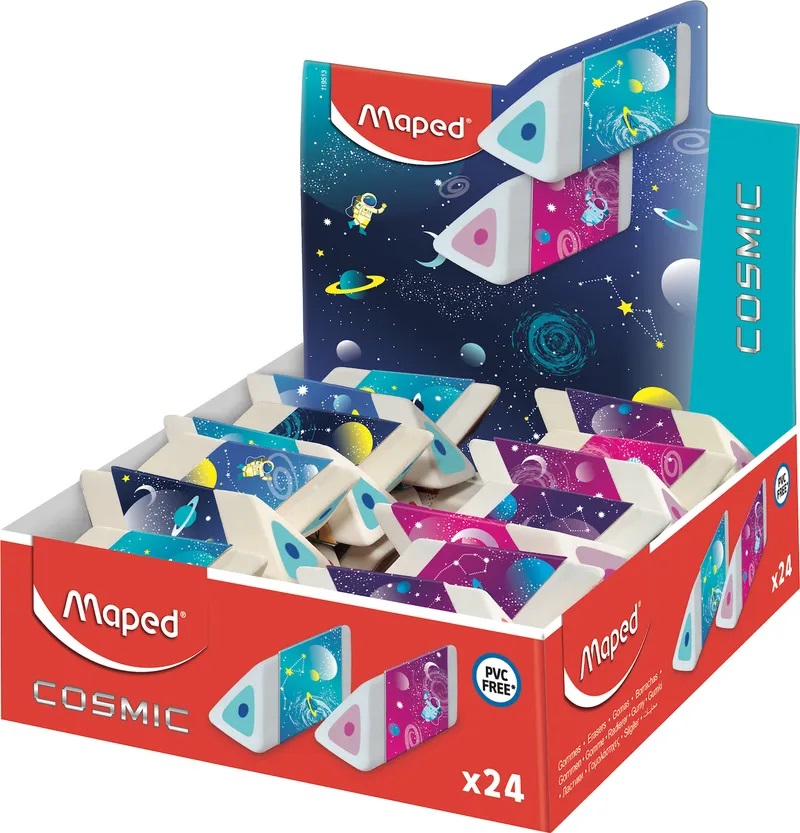 Eraser Cosmic Kids Pyramid Dsp=24pcs