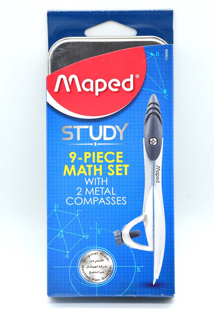 M.Set Study Geometry 9pc Set