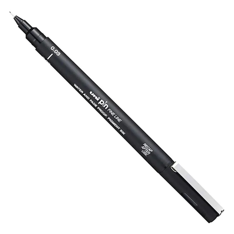 Uni Pin Fine Liner PAC=03ea BK SA