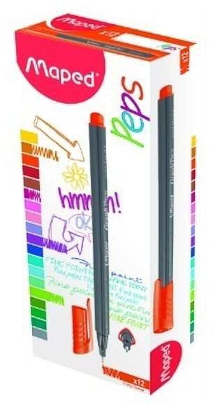 Graph'Peps Fineliner Orange Fruity Bx=12