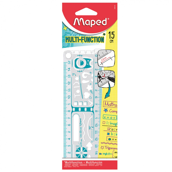 Ruler Geonotes multi-function 15cm