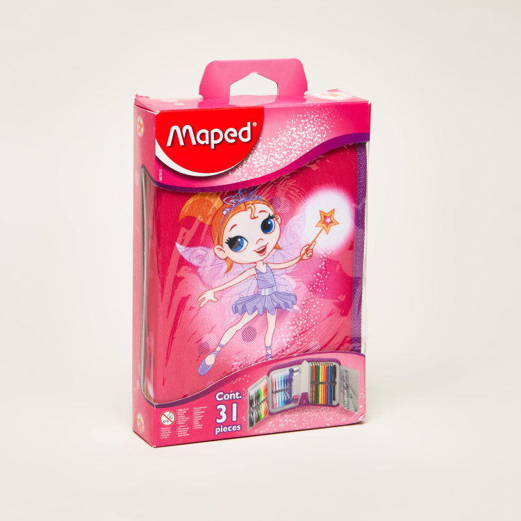 Maped Pencil Case School Tatoo Fairy