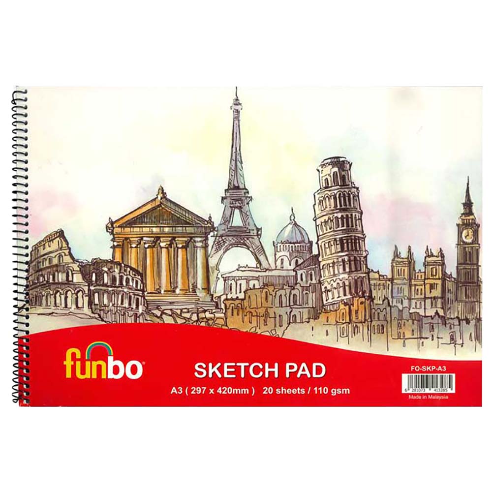 Sketch Pad A3 110 gsm, 20 shts