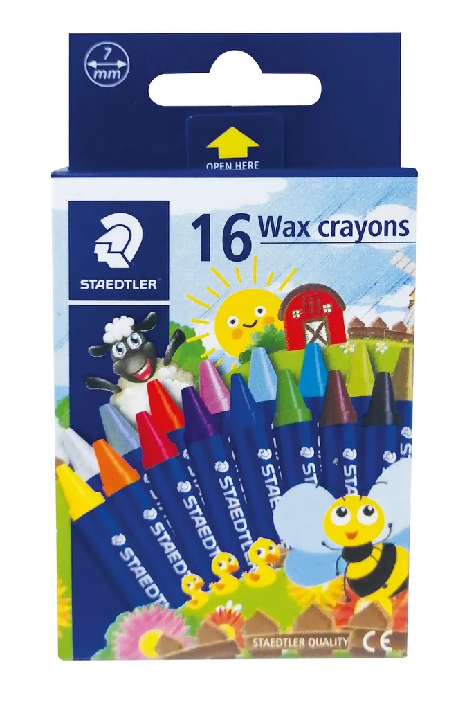 Staedtler Wax Crayon St=16col