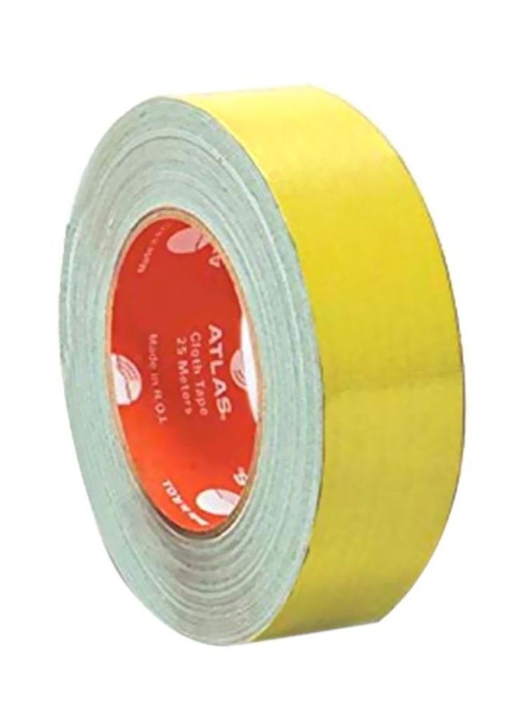 Cloth Tape 1&quot;x25m (25mm) Yellw