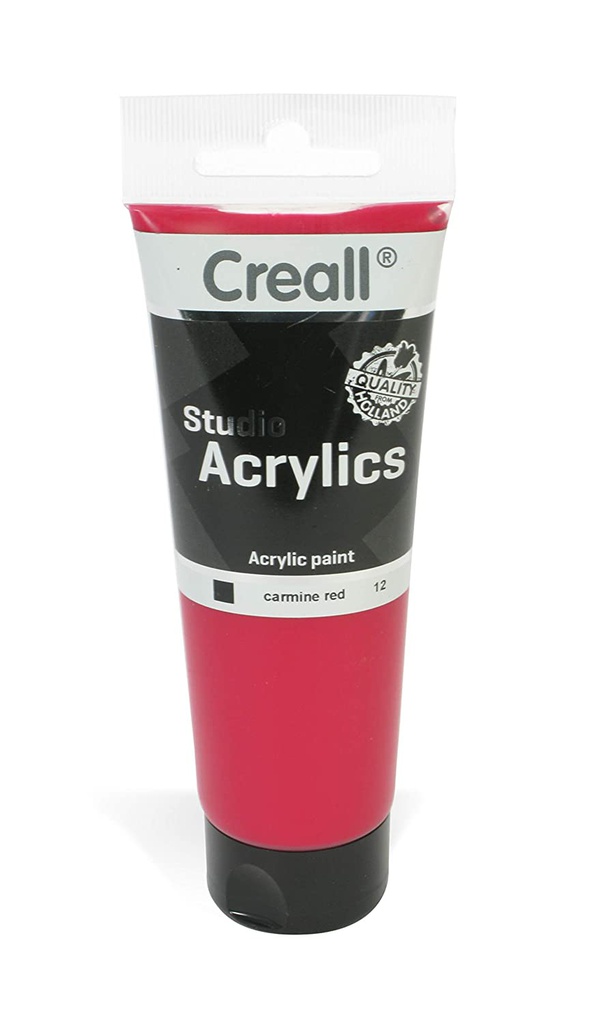 ACRYLICS STUDIO TUBE 120ml 12 CarmineRed