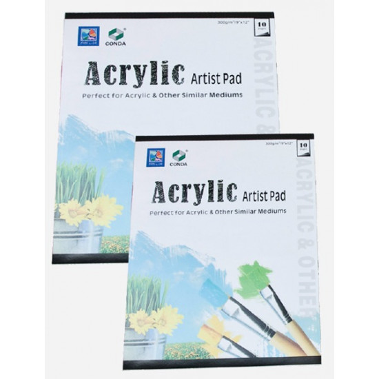 Pad Oil &amp; Acry 300g 9x12&quot; 10sh