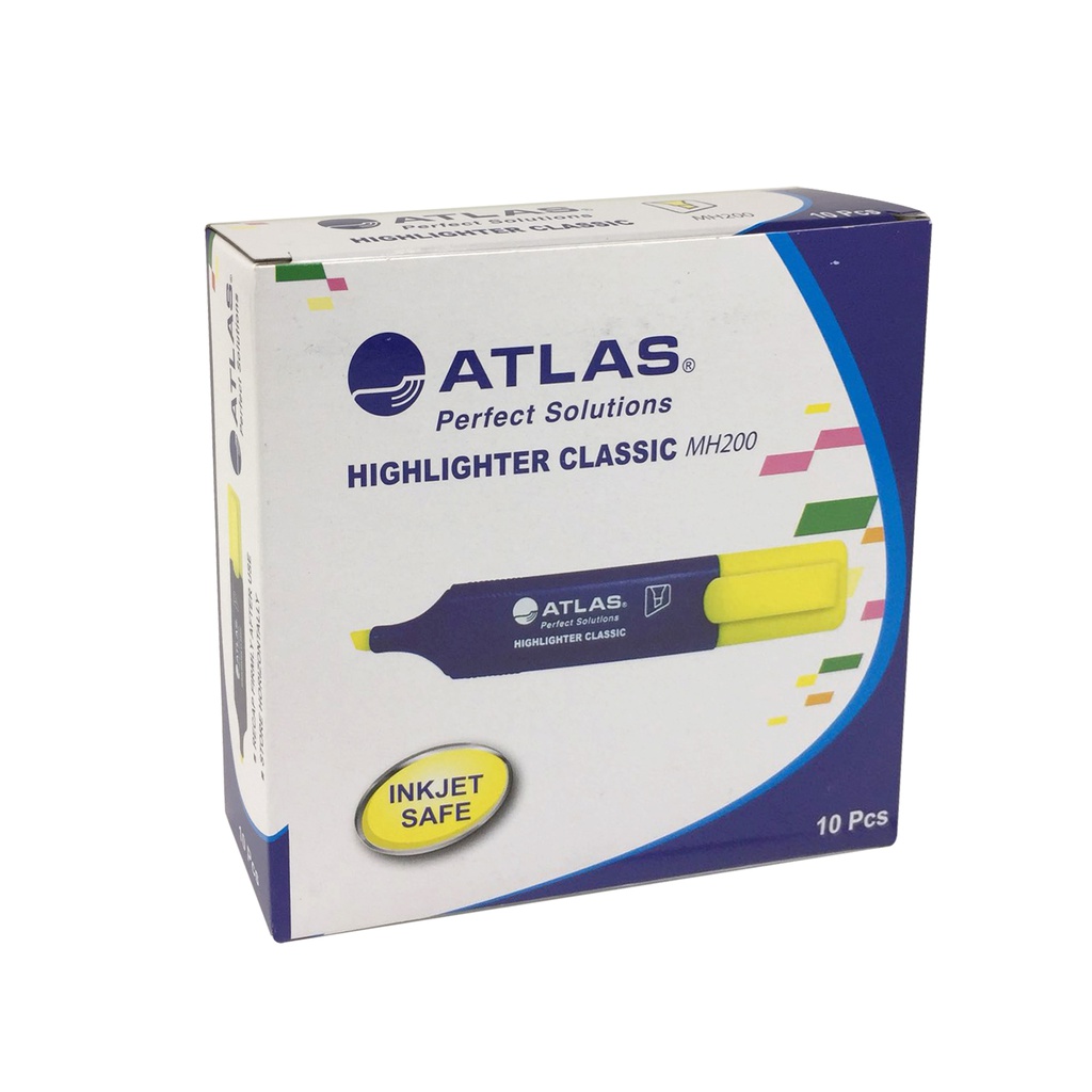 Atlas Highlighter MH200 BX=10EA YW