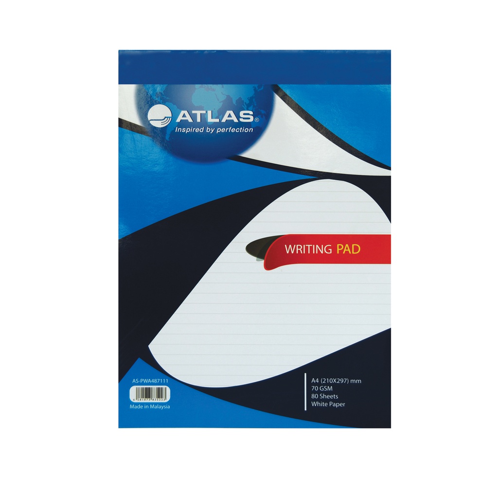 WRITING PAD A4 70GSM 80 SHEETS