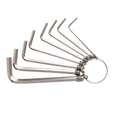 Hex Key Flat End 8Pcs Set