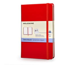 [ME-QP014REN] SketchBkRed Pkt dsp=9 (930307)Moleskine