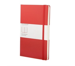 [ME-QP060REN] Ruld Red Nbk L QP060RF(930048)Moleskine