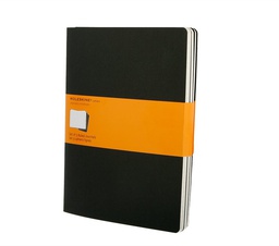 [ME-QP321EN] Cahier XL RldNb st =3 BK (705014)Moleskine