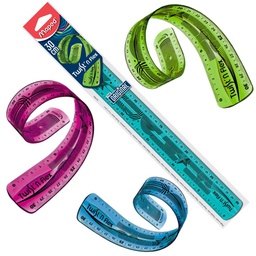 [MD-027900] Ruler 30cm Twist n FlexMaped