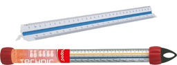 [MD-240011] Ruler Scale Triangular OrngMaped