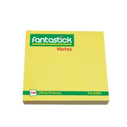 [FK-N303Z] Z Notes 76x76mm YW 100sht/padFantastick