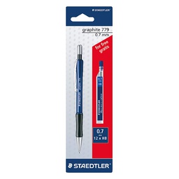 [ST-775-7ABK25D] Mars mic .7mech.pen 1pc+lead FREE blsStaedtler