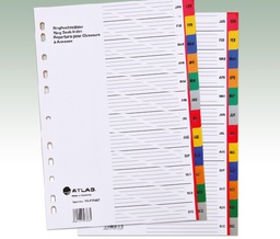 [AS-F28497] PP Col Divider A4 Jan-Dec Bx=25stAtlas