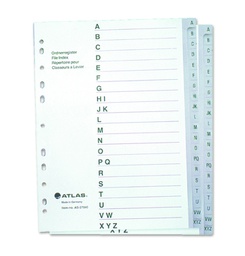 [AS-F29498] Plastic Divider A4 A-Z Bx=15stAtlas