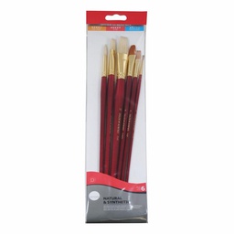 [DR-216940600] SIMPLY OIL MIX BRSH ST6PCDaler Rowney