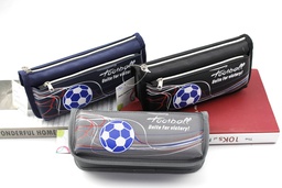 [AS-PP-015] Pencil Case Soccer Blue/Black/GreyAtlas