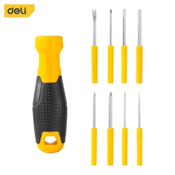 [DE-EDL636009] Screwdriver Interchangeable 9Pcs SetDELI